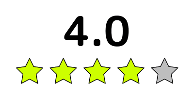 5段階評価で4