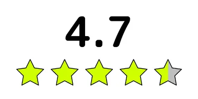 5段階評価で4.7